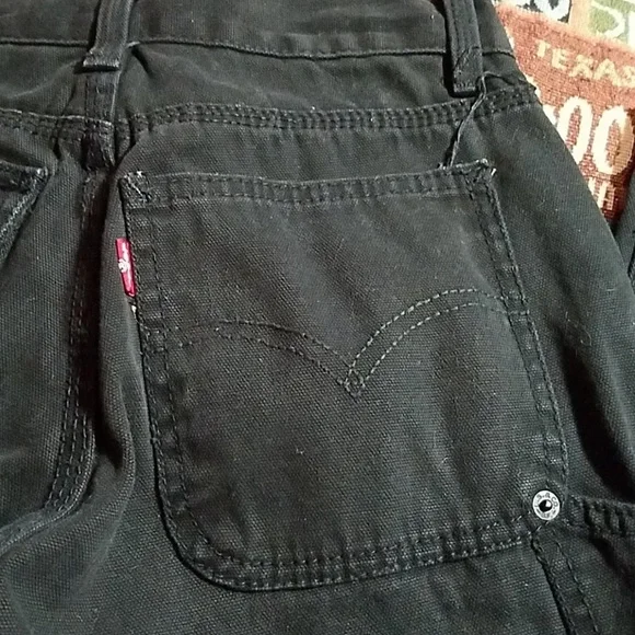 Levi's Black Demin Plumber Jean 12 reg 26 x 26 - Picture 6 of 7